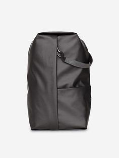 Deriving its name from the tranquil waters of a river in North Eastern France, the Sormonne Obsidian Black backpack brings peace of mind to the organizationally challenged. The interior compartment can comfortably house a device of up to 13” while the exterior offers two flat-fronted pockets with hidden zips, both accessible when the bag is worn over one shoulder. Eastern France, Water Resistant Backpack, Colorful Accessories, A Perfect Circle, Black Obsidian, Laptop Pocket, Men's Backpack, Large Tote, Black Backpack