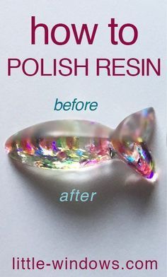 Polishing Resin, Amazing Resin, Fimo Polymer Clay, Astuces Diy