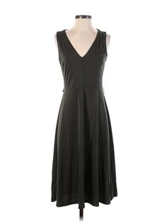 H&M Cocktail Dress Size: Small Black Dresses - used. 95% POLYESTER, 5% ELASTANE, Midi, V-Neck, Solid, Knee Length, Sleeveless | H&M Cocktail Dress: Black Solid Dresses - Size Small H&m A-line Dresses, H&m Sleeveless Maxi Dress For Spring, V-neck Stretch Sleeveless Dress For Work, Stretch V-neck Sleeveless Dress For Work, Chic Stretch Dresses By H&m, Casual Stretch Dresses By H&m, Casual Stretch Dresses From H&m, H&m Casual Stretch Dresses, Stretch Summer Dresses By H&m