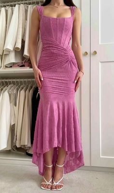 Ruched Maxi Dress, Classy Prom Dresses, Pink Formal Dresses, Looks Party, Clothes And Shoes, Stylish Party Dresses, House Of Cb, Glam Dresses, Fancy Outfits