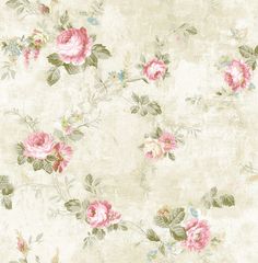 English Flowers Wallpaper in Cream & Multi Saloon Aesthetic, English Flowers, Floral Pattern Wallpaper, Go Wallpaper, Farm House Colors, Cream Wallpaper, Sophisticated Decor, Contemporary Cottage, Flower Soft