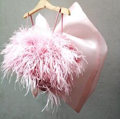 SGinstar TT flamingo big bow tops Feather Crop Top, Feather Prom Dress, Feather Top, Glitter Mini Dress, Custom Top, Custom Tank Tops, Feather Tops, Bridal Tops, Feather Wedding