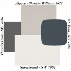 a white and gray color scheme with words above it