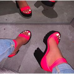 Comfortable High Heels, Women Platform Sandals, Ankle Strap Shoes, Chunky Sandals, Chunky High Heels, Cute Heels, Platform High Heels, Fashion Heels