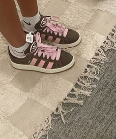 sneakers, adidas, pink bow, fashion, style inspo Trendy Shoes Sneakers, Pretty Shoes Sneakers, Shoe Wishlist, Adidas Shoes Women, Cute Nike Shoes, Hype Shoes, Girly Shoes