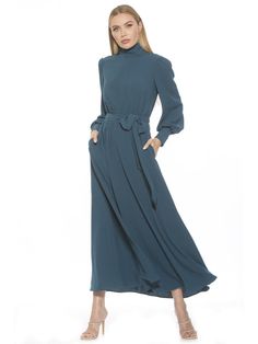 ALEXIA ADMOR ISALIAH MAXI DRESS $100 June Dress, Tie Waist Maxi Dress, Alexis Dress, Blouson Sleeve, Long Bridesmaid Dress, Black Hot Pink, Tweed Dress, Sleeve Maxi Dress, Dress With Tie