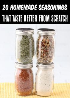 Seasoning Mixes Recipes Popular Pins This Week, Diy Seasoning Mixes, Homestyle Cooking, Herb Blends, Man Recipes, Dehydrating Food