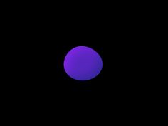 a blue ball is in the dark sky