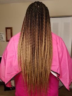 Box Braids Styles, Braids Color, Two French Braids, Afro Braids, Ombre Braid, Individual Braids, Braids Styles, French Braid Hairstyles