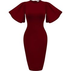 Product Details Fabric Type 100% Polyester Origin Imported Closure Type Zipper Neck Style Round Neck Country Of Origin China About This Item Material:95%Polyester+5%Spandex Fabric Has A Little Elastic, Very Soft, Fabric Breathable, Great Quality, Cozy And Defines Your Curve. Elegant Red Bodycon Dress, Fitted Red Bodycon Dress For Office, Red Bodycon Dress For The Office, Chic Fitted Burgundy Bodycon Dress, Chic Red Sheath Bodycon Dress, Burgundy Fitted Midi Dress For Formal Occasions, Chic Red Fitted Bodycon Dress, Formal Fitted Burgundy Midi Dress, Elegant Red Mini Bodycon Dress