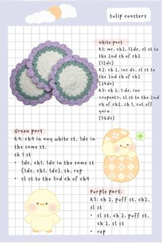 the instructions for how to crochet an adorable baby booties with pictures on them