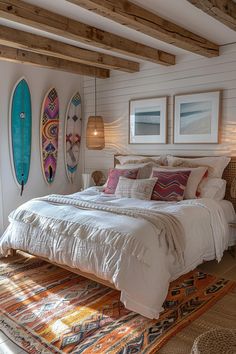 15 Aesthetic Coastal Bedroom Ideas For A Dreamy Retreat Bedroom Beach Decor, Blue And White Bedroom, 15 Aesthetic, Bedroom Beach, Aesthetic Coastal