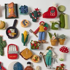 a white refrigerator covered in lots of different types of magnets