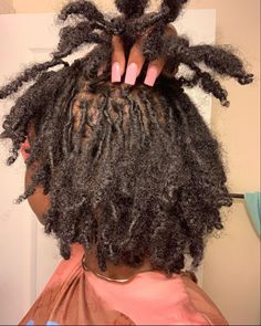 Fluffy Locs, Instant Locs, Loc Colors, Loc Ideas, Natural Locs, Cute Dreads, Loc Hairstyles