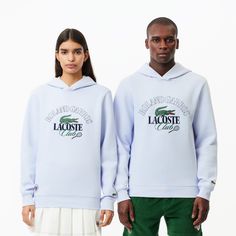 This double-face piqué sweatshirt features the Roland Garros logo. Featuring a comfortable, relaxed cut to let you move in style. Finished with exclusive double branding. Boys Fits, Lacoste Sport, Exclusive Sneakers, Hoodie Logo, Exclusive Clothing, Sports Sweatshirts, Lacoste Men, Online Mens Clothing, Short Shirts