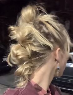 Cool Funky Hairstyles, Weird Curly Hairstyles, Spiky Updo Hairstyles, Cool Hairstyles For Medium Length Hair, Funky Updos, Hairstyles With Bangs Updo, Theme Park Hairstyles, Blonde Hair Updo, Cool Updos