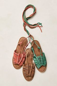 Stay grounded with these extra strappy, earthy wrap sandals from Seychelles. **Features:** Slip-on style, suede straps, woven caged vamp piece, slingback strap, self-tie ankle laces, flat sole, knotted details **Why We | Dist Shores Wrap Sandals by Seychelles at Free People in Tan, Size: US 6.5 Handmade Adjustable T-strap Sandals For Vacation, Summer Slip-on Sandals With Braided Straps, Bohemian Flat Lace-up Sandals With Adjustable Fit, Bohemian Adjustable Strappy Lace-up Sandals, Bohemian T-strap Sandals With Toe Loop For Beach, Free People Sandals, Seychelles Shoes, Ankle Strap Sandals Flat, Strappy Platform Sandals