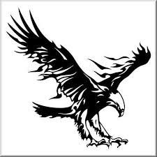 an eagle flying in the air with its wings spread out and it's talon extended