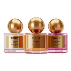 The Perfumer's Set - Discovery Trio - THE PERFUMER'S SET - DISCOVERY TRIOIncludesGolden Glaze Eau De Parfum (0.3 oz)Vanilla Baby Eau De Parfum (0.3 oz)Unicorn Fruit Eau De Parfum (0.3 oz)Key NotesGolden Glaze Eau De Parfum - Clove, Orange Flower, VanillaVanilla Baby Eau De Parfum - Vanilla, Pear, CaramelUnicorn Fruit Eau De Parfum - Cotton Candy, Vanilla, Raspberry - The Perfumer's Set - Discovery Trio Perfume For Black Women, Candy Scented Perfume, Perfume Spots For Women, Candy Perfume, Birthday Prayer, Purple Things, Sweet Perfume, Fragrances Perfume Woman, Wishlist 2024