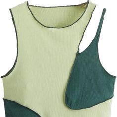 Green Color-Block Cut Out Sleeveless Ribbed Crop Top Never Worn Material Has High Stretch; Polyester,Spandex Size Small (Us 4) Bust: 29.1cm Length: 15.7cm Measurements Are Approximate. Shipping In 1-3 Business Days! Stretchy Crop Tops, Bandeau Crop Top, Colorful Crop Tops, Block Color, Ruffle Crop Top, Zara Crop Top, Bow Detail Dress, Ribbed Crop Top, Striped Crop Top