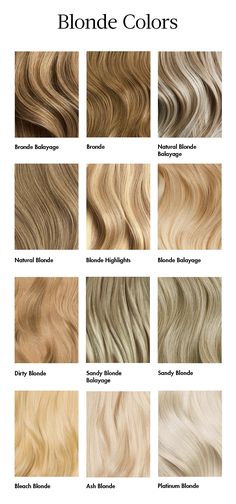 Blonde Colour Palette, Type Of Blonde Hair, Types Of Blond Hair, Shade Of Blonde, Different Type Of Blonde Hair Colors, Blonde Strands, Blond Hair Color Palette, Levels Of Blonde Shades, Blonde Hair Chart