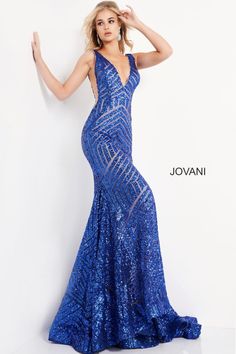 Long Jovani 59762 Prom Dress Prom Inspiration, Pageant Gown, Closet Tour, Sequin Evening Gowns, Prom Dresses Long Mermaid, Dream Prom, Embellished Skirt, Mermaid Prom Dress, V Neck Prom Dresses