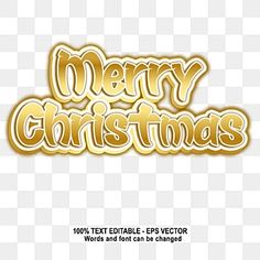 merry christmas text with gold letters on a white background png and psd files