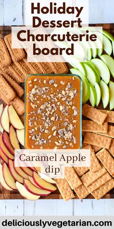 Caramel Apple dip Apple Pie Charcuterie Board, Fall Treat Charcuterie Board, Cheese And Dessert Board, Caramel Dip Board, Apple Caramel Board, Charcuterie Board With Sweets, Cookie Dough Dip Charcuterie Board, Caramel Apple Dip Board, Healthy Fall Charcuterie Board