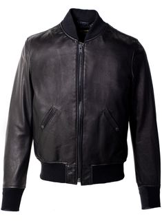 Classic Leather Varsity Jacket For Winter, Fall Leather Varsity Jacket With Padded Collar, Leather Varsity Jacket With Padded Collar For Fall, Classic Black Leather Varsity Jacket, Ma 1 Jacket, Leather Jacket Men, Knit Cuff, Leather Jackets, First Look