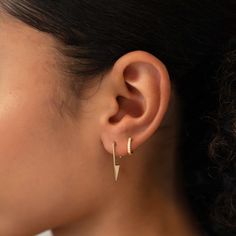 These minimalist 14K Gold Triangle Jagger threader earrings are the ultimate stylish pair. Easy to put on and take off.| Lead and Nickel free.Sold as a PAIR 14K Solid Gold Triangle 5x9mm(0.2x0.35in) Height 20mm(0.8in) #ES151-G Minimalist Tarnish Resistant Ear Climbers For Everyday, 14k Gold Threader Earrings For Everyday, Minimalist Sterling Silver Tarnish-resistant Threader Earrings, Minimalist Sterling Silver Tarnish Resistant Threader Earrings, Minimalist Tarnish-resistant Sterling Silver Threader Earrings, Minimalist Sterling Silver Tarnish-resistant Ear Climbers, Minimalist Sterling Silver Tarnish Resistant Linear Earrings, Minimalist Sterling Silver Tarnish Resistant Ear Climbers, Minimalist Tarnish Resistant Sterling Silver Linear Earrings