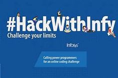 an advertisement for hackwithinfy with people jumping up and down in the air