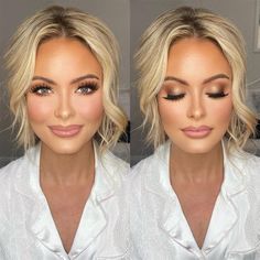 GLAM ON LOCATION on Instagram: "Wife of the party💍 . . @kayleerhuffines still swooning over this glam🫶🏼" Wedding Makeup Blonde, Green Eyes Blonde Hair, Bride Makeup Natural, Wedding Makeup For Blue Eyes, Wedding Makeup Blue, Wife Of The Party