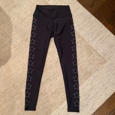 Great Condition - Never Worn Aqua Pants, Colorful Leggings, Black Leggings, Pant Jumpsuit, Pants For Women, Leggings, Stars, Pants, Women Shopping