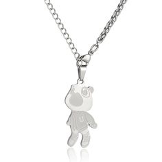 PRICES MAY VARY. 🐻Bear Necklace: To Fans Necklace will bring good luck and good mood 🐻Stainless steel, perfectly polished. 🐻FASHIONABLE DESIGN: Necklace unique and fashionable design allows let you to stay at the forefront of fashion and enjoy the admiring and envy of others 🎁An unexpected present is a moment of pure joy for the recipient and the gifter, and it needn't be anything expensive but impressing.Most memorable moments! 🌞If you have any problems with our items or services, please f Graduation Bear, Fan Necklace, Bear Pendant, Bear Necklace, Pure Joy, Good Mood, Unique Necklaces, Silver Chain, Gift Box