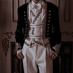 Fantasy Prince Outfit, Victorian Mens Clothing, Dorian Havilliard, Prince Clothes, Character Outfits, Wedding Suits