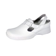 24 HOUR COMFORT Freda women wide width slingback comfort clogs. This ladies durable and lightweight clog features a maximum traction outsole made of TPR/rubber materials, an adjustable Hook-and-Loop in-step fastener, an elastic back strap and leather upper for continuous breathability and around the clock support and stability. **ATTENTION SHOPPERS** Find a large selection of Wide Width styles at our official retail website FAZPAZ . COM. Signup is Quick and Free, plus receive an instant $20 Gift Best Walking Shoes, Wide Width Shoes, Leather Slide Sandals, Platform Sandals Heels, Dansko Shoes, Leather Clogs, Leather Slides, Back Strap, Mule Clogs