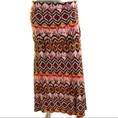 Loveappella Maxi Skirt. Brand New Color: Multi Color Veey Stretchy And Flattering To Any Figure Fitted Pink Maxi Skirt For Day Out, Trendy Fitted Pink Maxi Skirt, Fitted Multicolor Lined Maxi Skirt, Multicolor Stretch Long Skirt, Bohemian Multicolor Skirt For Day Out, Fitted Multicolor Casual Maxi Skirt, Fitted Casual Multicolor Maxi Skirt, Casual Fitted Multicolor Maxi Skirt, Casual Fitted Pink Maxi Skirt