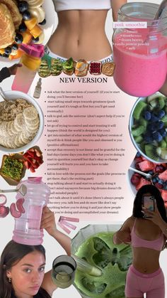 Pink Smoothie, Winter Arc, Vision Board Manifestation, Vision Board Inspiration, Healthy Lifestyle Motivation, Healthy Girl, Healthy Lifestyle Inspiration, Girl Tips