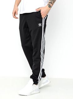 Adidas Originals Nmd, Adidas Originals Superstar, Adidas Outfit, Pants Large, Pants Black, Workout Pants, Adidas Men, Track Pants, Adidas Originals