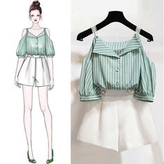 Korean Fashion Outfits, Design Moda, Fashion Sketches Dresses, Fashion Drawing Dresses, Sketches Dresses, Fashion Illustration Dresses, Top Design Fashion, Korean Fashion Trends, Fashion Design Drawings