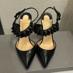 In Great Condition, Like New Studded Heels, Christian Louboutin Shoes, Girls Shoes, Shoes Women Heels, Like New, Christian Louboutin, Shoes Heels, Women Shoes, Heels