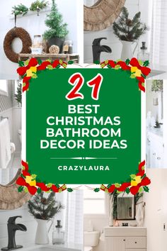 the best christmas bathroom decor ideas