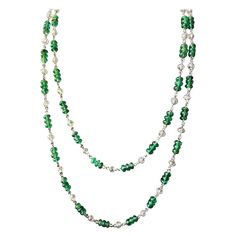 PANIM 18k White Gold Diamond Beads & Emerald Necklace Diamond Beads & Natural Green Emeralds are used to embellish a delicate necklace ,everything fluidly flowing among one another, their hues enhancing one another's. Perfect as a gift for loved ones and for wearing alone for a simple everyday look or layered with other pieces for a contemporary on-trend look. Additional photos and videos available on request. Czech Jewelry, Modern Gold Jewelry, Elegant Jewellery, Necklace Beads, Emerald Bead, White Gold Chains, Chic Earrings, Stylish Bracelet, Emerald Necklace