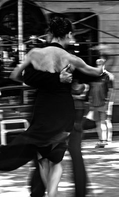 black and white photograph of a woman dancing