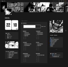 an image of a web page with black and white images on the front, side by side