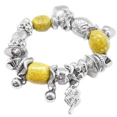 Wicked Wonders VIP Bling Bracelet Extending An Invite Yellow Stretchy Bracelet Affordable Bling_Bling Fashion Paparazzi Silver Casual Charm Bracelet, Adjustable Yellow Jewelry With Heart Beads, Adjustable Silver Charm Bracelet With Colorful Beads, Casual Silver Jewelry With Heart Beads, Casual Silver Jewelry With Colorful Beads, Casual Silver Stretch Bracelet With Colorful Beads, Silver Stretch Bracelet With Colorful Beads, Adjustable Silver Stretch Bracelet With Heart Beads, Silver Casual Beaded Charm Bracelet