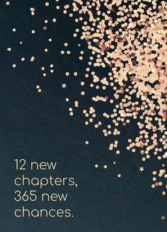 an ad for the new chandeliers, featuring pink and gold confetti