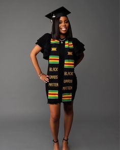 Looking for this stole with the year on it? Give each other the gift of affirmation on graduation day. It took a lot of hard work and determination to get to where you are now, and this genuine Kente Cloth Graduation Stole honors your achievement and helps you tell your story. This Kente Cloth will make your photos pop. You will stand out from the crowd at graduation and impress many when you walk across the stage wearing this vibrant Kente Cloth sash. REAL HAND-WOVEN KENTE CLOTH – This Sankofa Graduation Wear, Meaningful Graduation Gifts, College Graduation Photoshoot, Graduation Sash, Graduation Stole, Kente Cloth, Boys Wear, Graduation Photos, Graduation Pictures