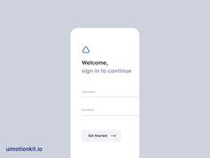 the sign in to continue page on an iphone