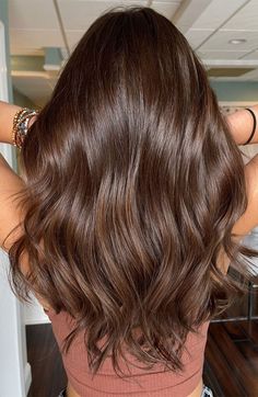 Wavy Brown Hair, Rich Brown Hair, Chocolate Brown Hair Color, Hair Color Chocolate, Chocolate Hair